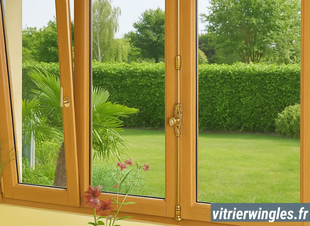 Installation de fenêtre en bois sur mesure Wingles