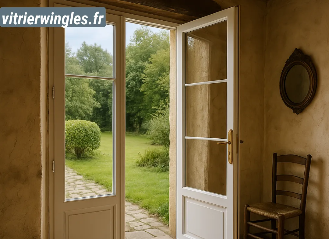 Installation de fenêtre en PVC Wingles
